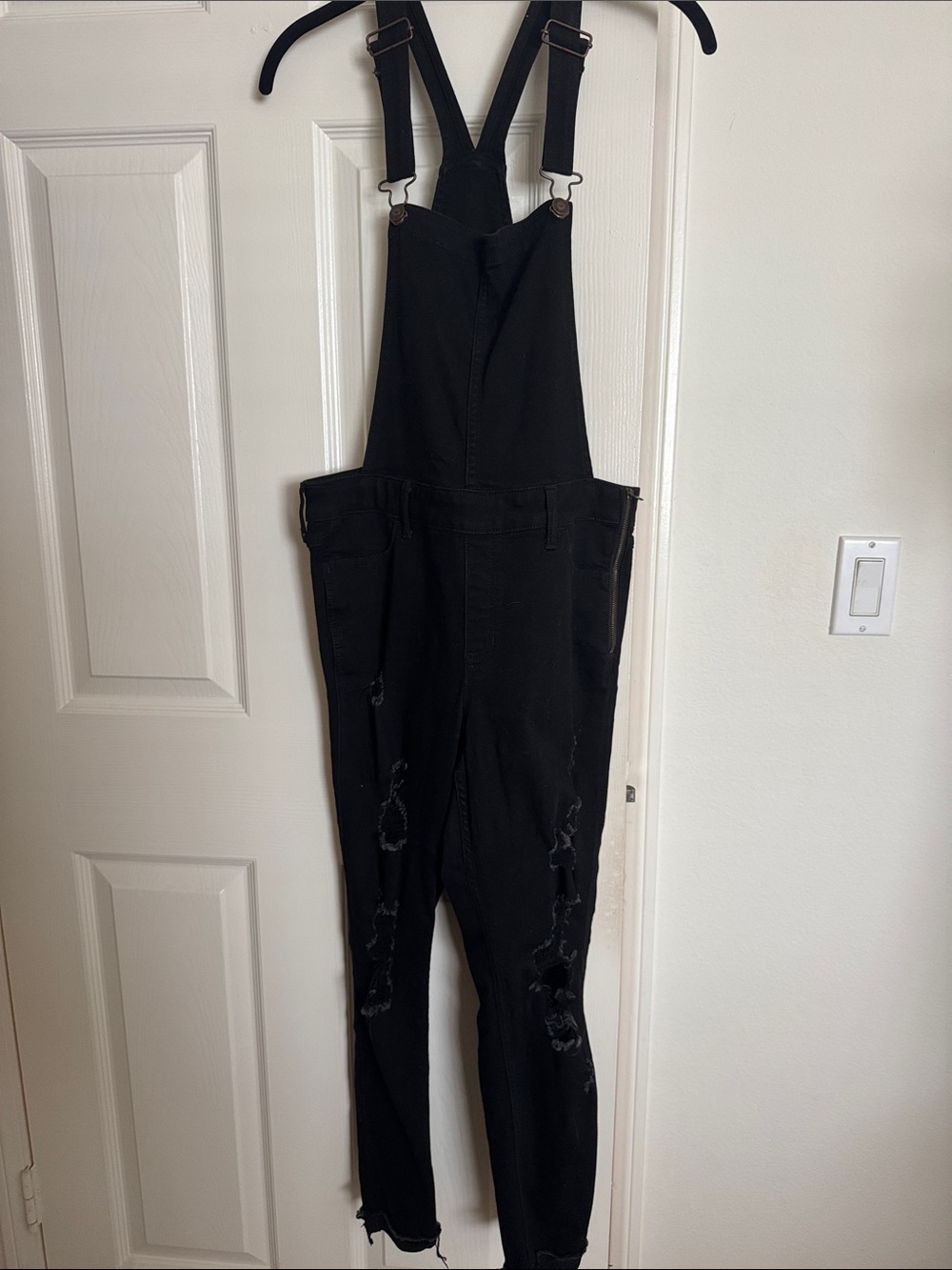 Hollister High-rise crop super skinny Women's Overalls